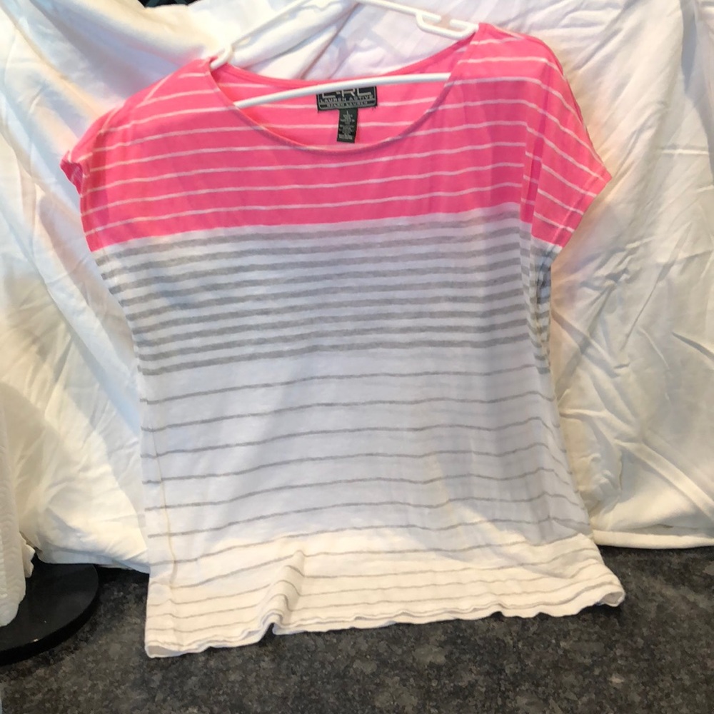 Ralph Lauren Stripy tissue weight shirt